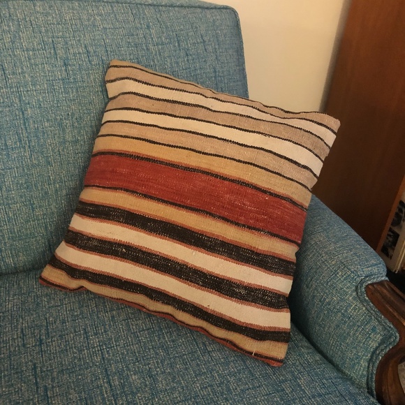 Vintage Other - Vintage Wool Kilim Rug Pillow Boho